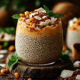 Imagem da notícia Pudim Cremoso de Chia com Coco: Uma Sobremesa Saudável, Nutritiva e Repleta de Sabor